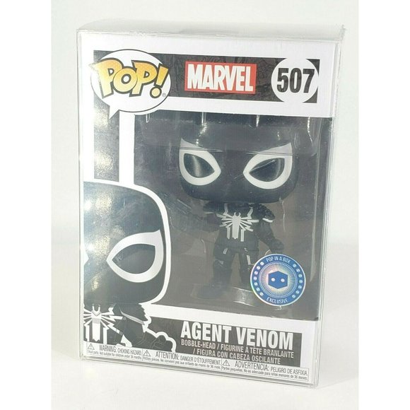 Funko 507 AGENT VENOM in Protector VAULTED Mint Marvel Pop in a Box Exclusive - Picture 2 of 9